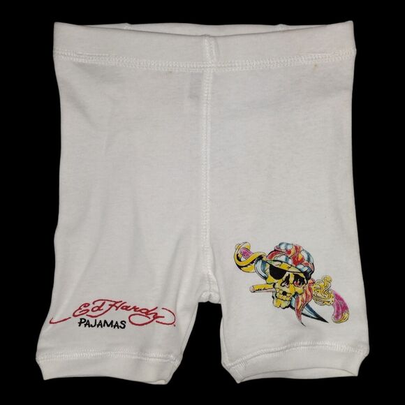 Ed Hardy Kids Pajamas Size 3/4 Hollywood Edition Skull Dagger NWT - Picture 5 of 9